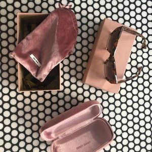 Miu Mui Pink Sunglasses